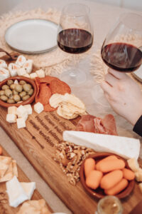 gegraveerde borrelplank